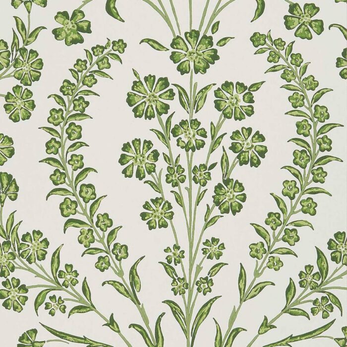 Chelwood Wallpaper - Green / Ivory – Gold / Ivory swatch