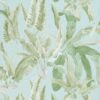 blue botanical wallpaper from nina campbell