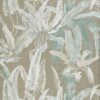 blue botanical wallpaper from nina campbell