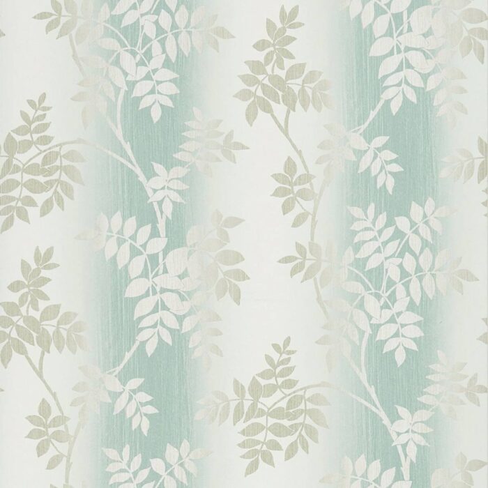 Posingford Wallpaper - Aqua / Taupe swatch