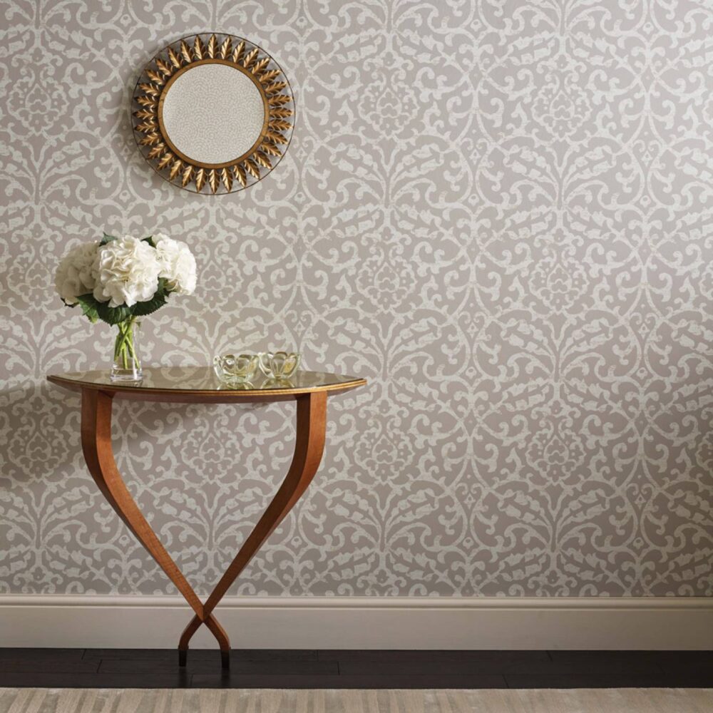 Posingford Wallpaper - Dove / Taupe from