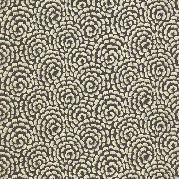 Kingsley Wallpaper - Ebony / Gold swatch