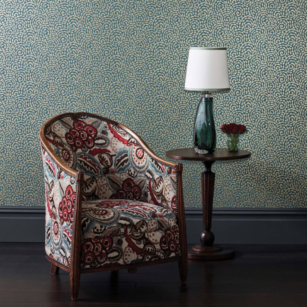 Kingsley Wallpaper - Ebony / Gold by Kingsley Wallpaper - Ebony / Gold from