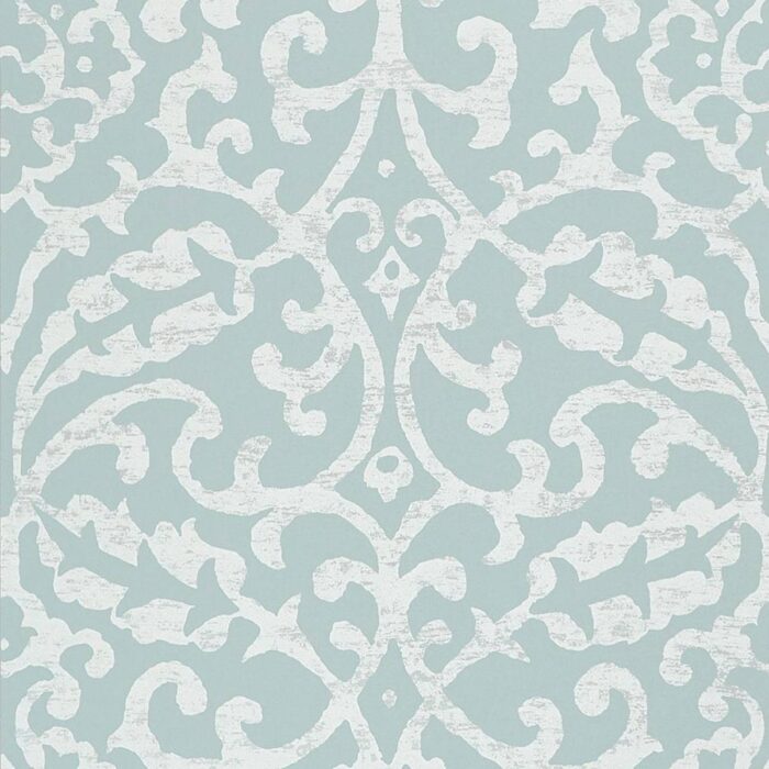 Brideshead Wallpaper - Aqua swatch