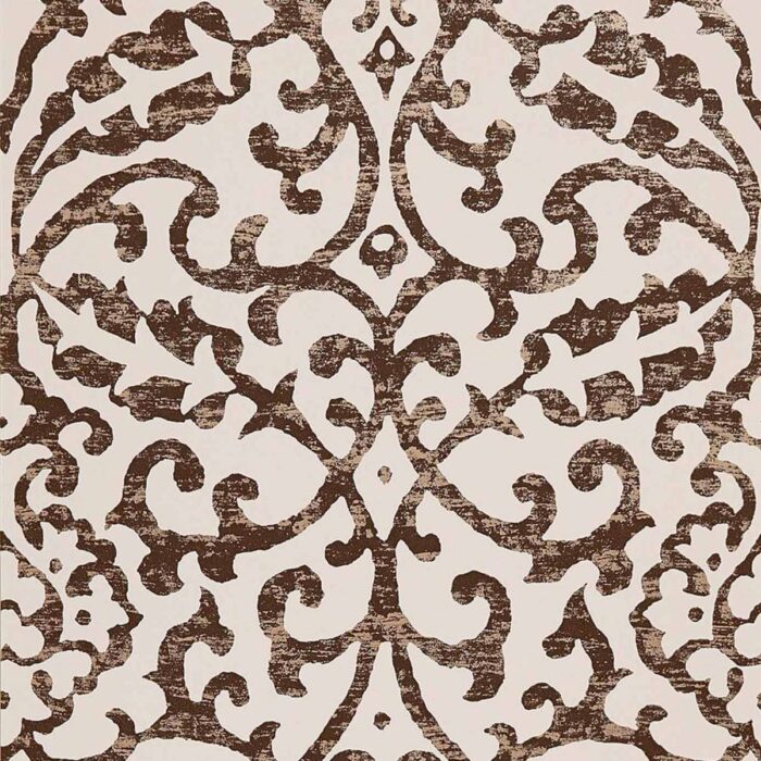 Brideshead Wallpaper - Charcoal / Ivory swatch