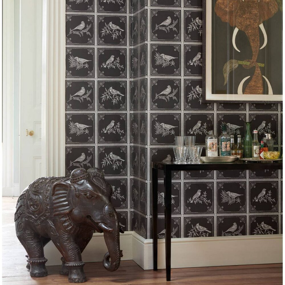 Fortoiseau Wallpaper - Grey by Fortoiseau Wallpaper - Grey from