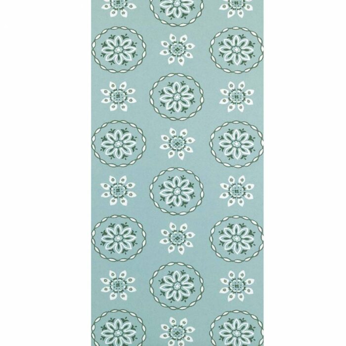 Garance Wallpaper - Aqua swatch