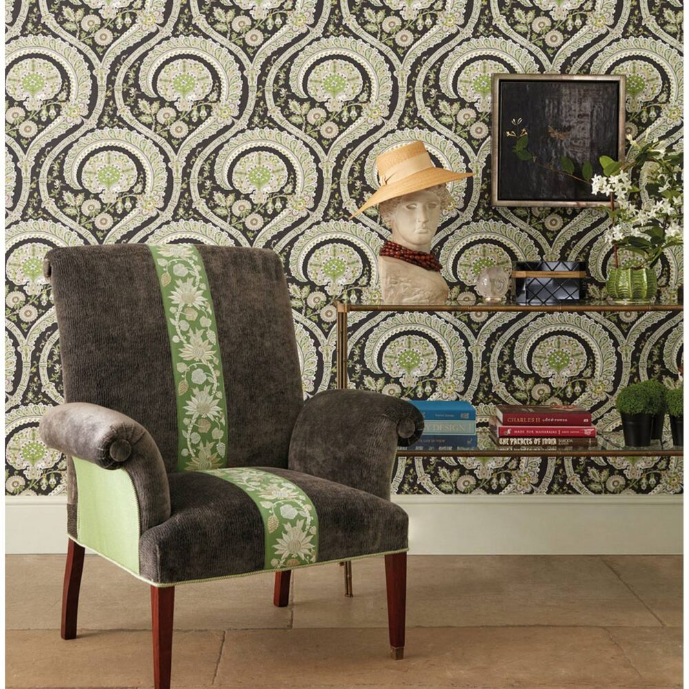 Garance Wallpaper - Black by Garance Wallpaper - Black from