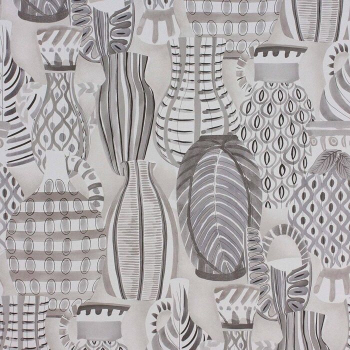 Collioure Wallpaper - Grey / Taupe swatch