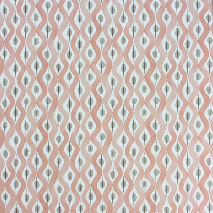 Beau Rivage Wallpaper - Pink / Taupe swatch