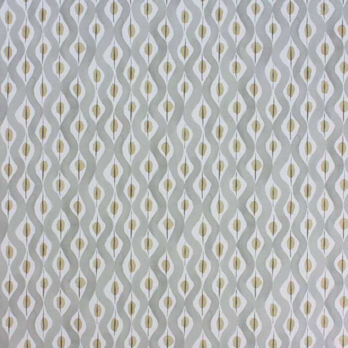 Beau Rivage Wallpaper - Dove / Gold swatch