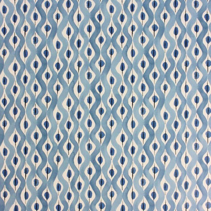 Beau Rivage Wallpaper - Blue / Indigo swatch