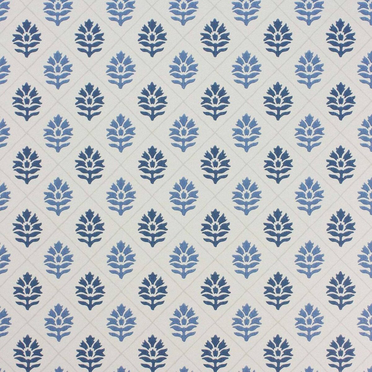 Camille Wallpaper - Indigo / Blue by blue botanical wallpaper from nina campbell