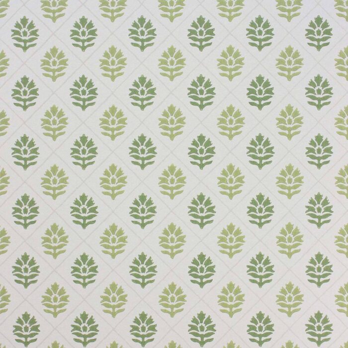 Camille Wallpaper - Green swatch