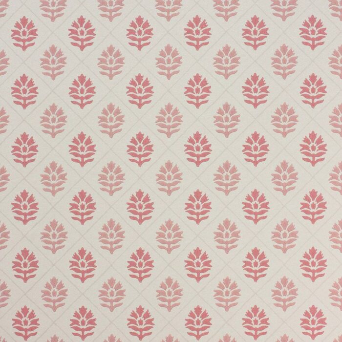 Camille Wallpaper - Coral / Pink swatch