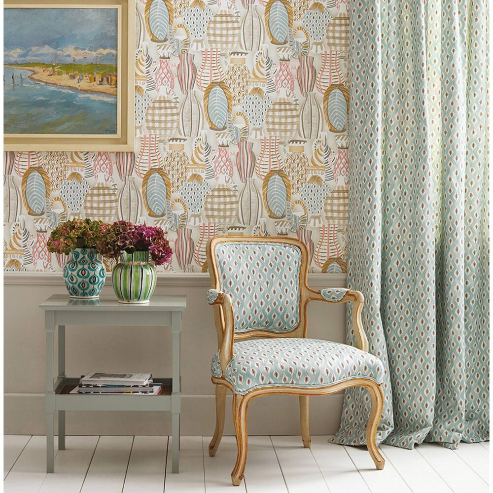 Marguerite Wallpaper - Pink / Grey by Marguerite Wallpaper - Pink / Grey from