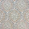 brown botanical wallpaper from nina campbell