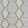 black-grey geometric wallpaper from nina campbell