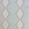 blue geometric wallpaper from nina campbell