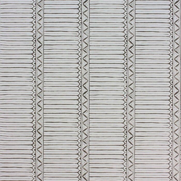 Domiers Wallpaper - Charcoal / Ivory swatch