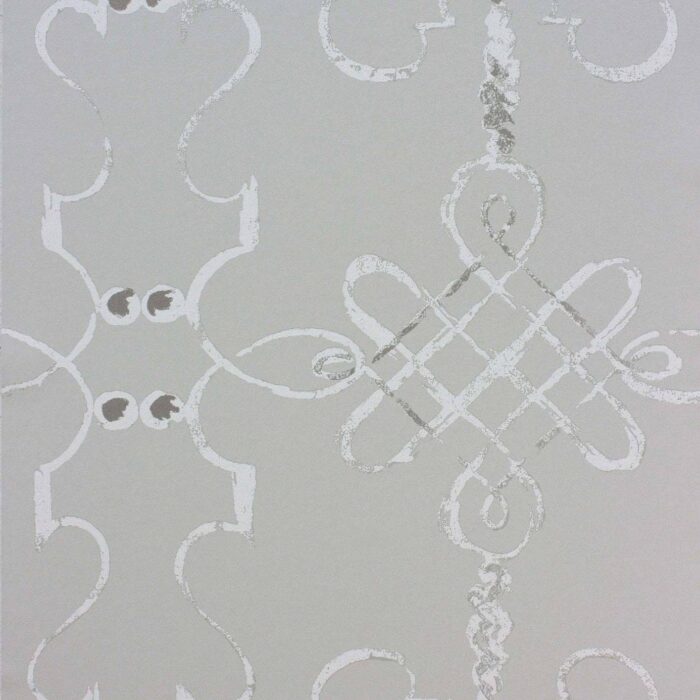 Portavo Wallpaper - Grey / Ivory swatch