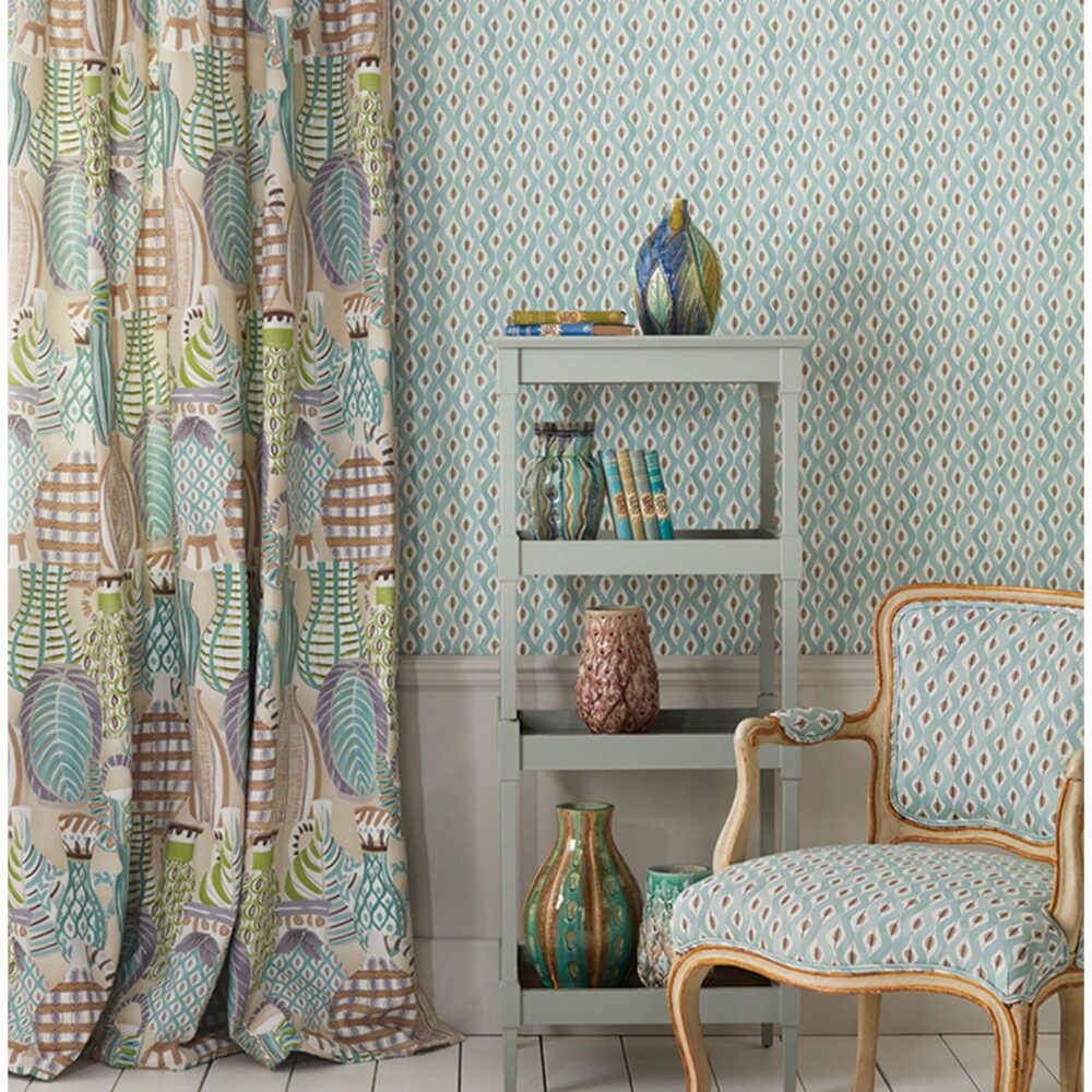 Portavo Wallpaper - Grey / Ivory by Portavo Wallpaper - Grey / Ivory from