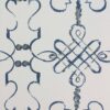 blue geometric wallpaper from nina campbell
