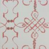 red geometric wallpaper from nina campbell