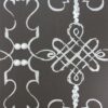 brown geometric wallpaper from nina campbell