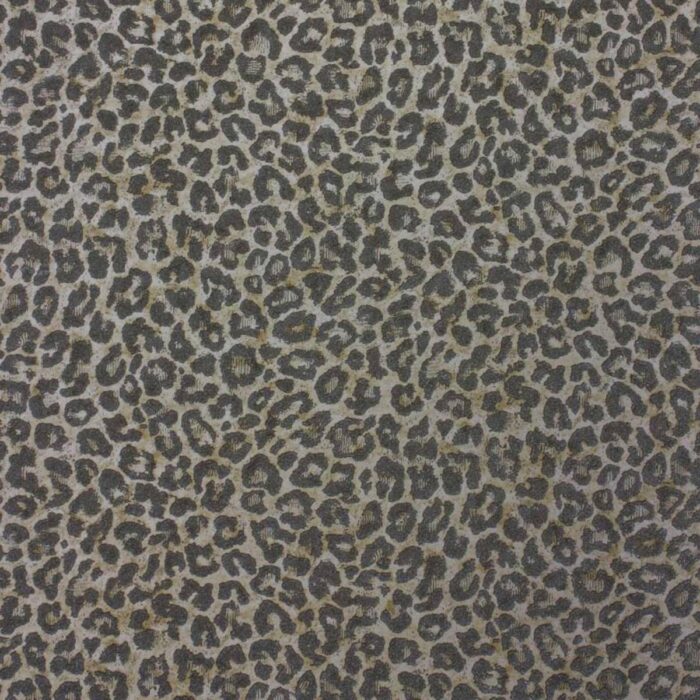 Pardus Wallpaper - Charcoal / Metallic Gilver swatch