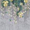 black-grey botanical wallpaper from osborne & little