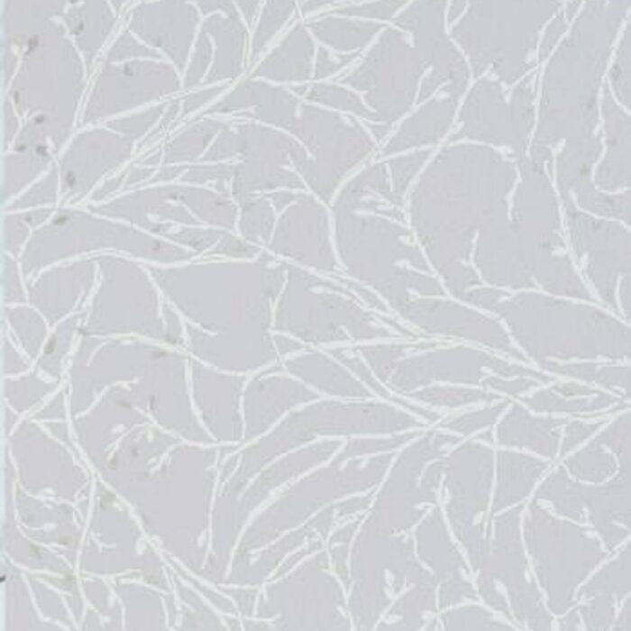 Twiggy Wallpaper - Grey / White / Gilver swatch