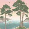 green botanical wallpaper from osborne & little