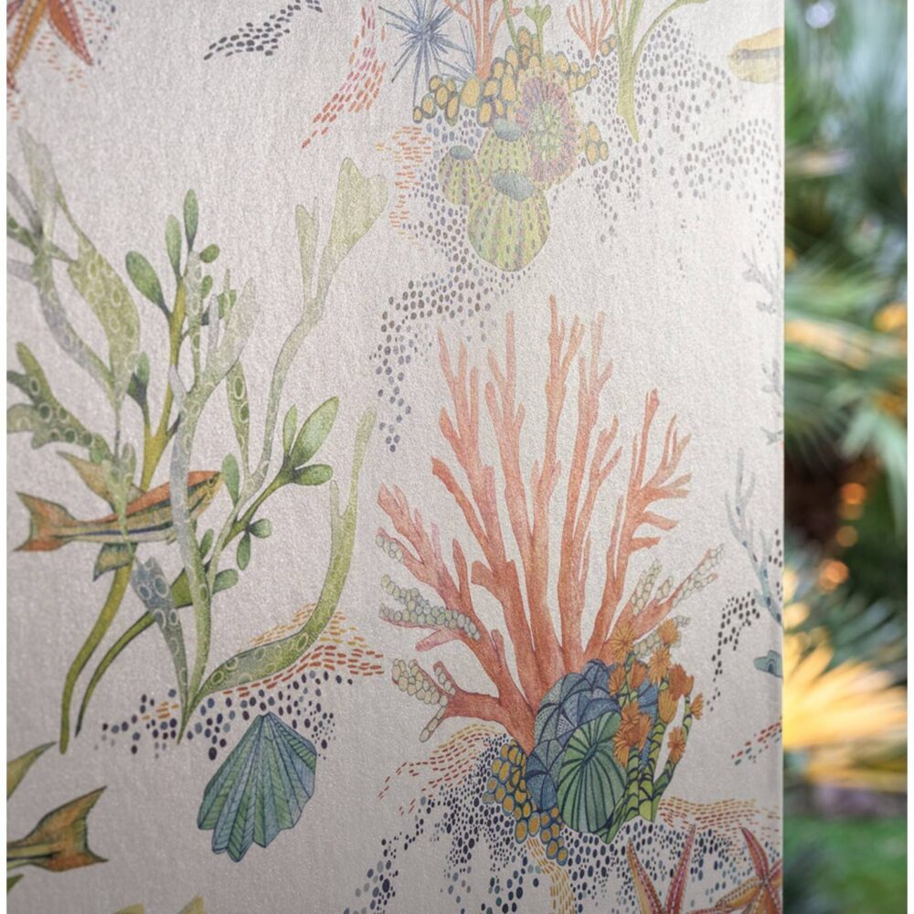 Coralline Wallpaper - Coral by Coralline Wallpaper - Coral from