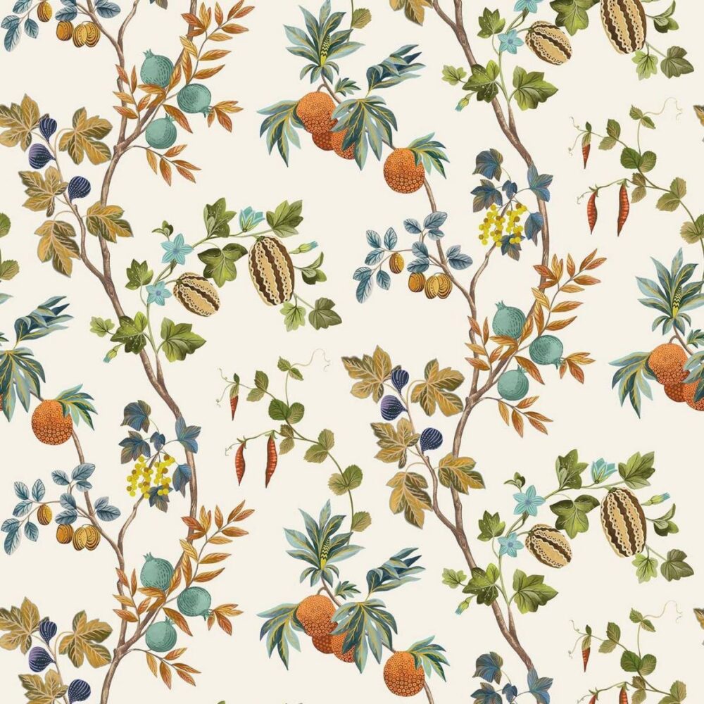multicolour botanical wallpaper from osborne & little