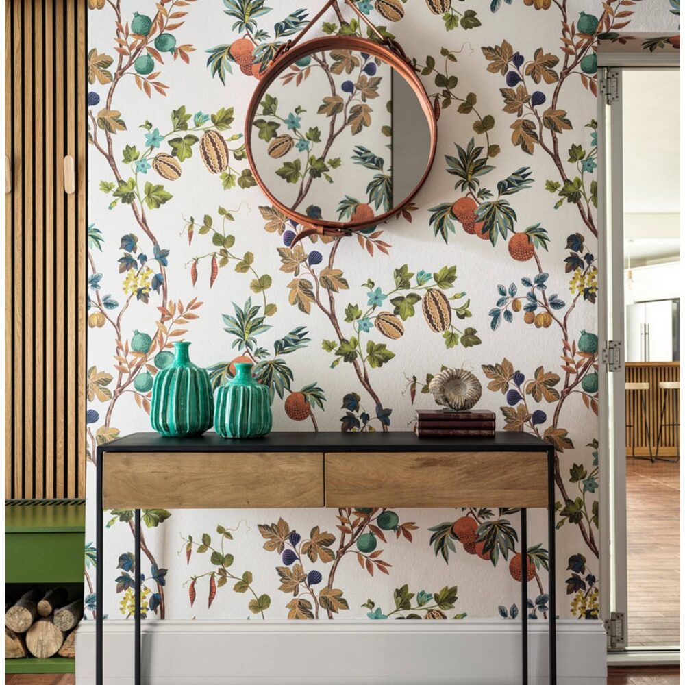 Orchard Wallpaper - Terracotta by Orchard Wallpaper - Terracotta from