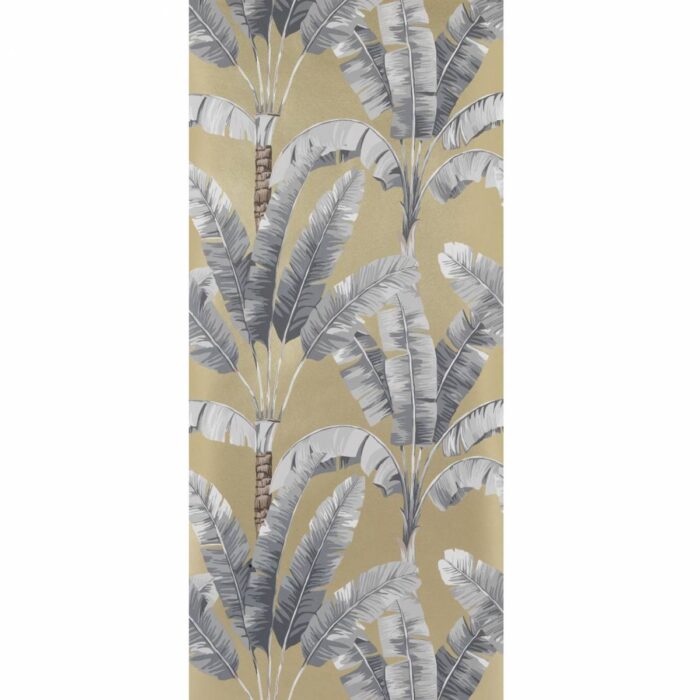Palmaria Wallpaper - Gold / Grey swatch