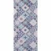 blue geometric wallpaper from osborne & little
