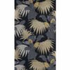 black-grey botanical wallpaper from osborne & little