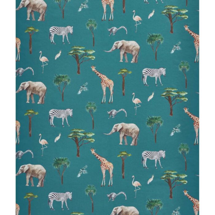 Safari Park Wallpaper - Reef swatch