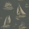 black-grey animal wallpaper from ralph lauren
