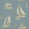 blue animal wallpaper from ralph lauren