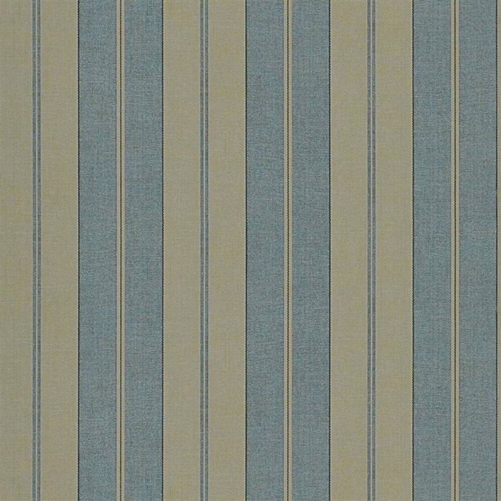 Seaworthy Stripe Wallpaper - Vintage Blue by blue striped wallpaper from ralph lauren