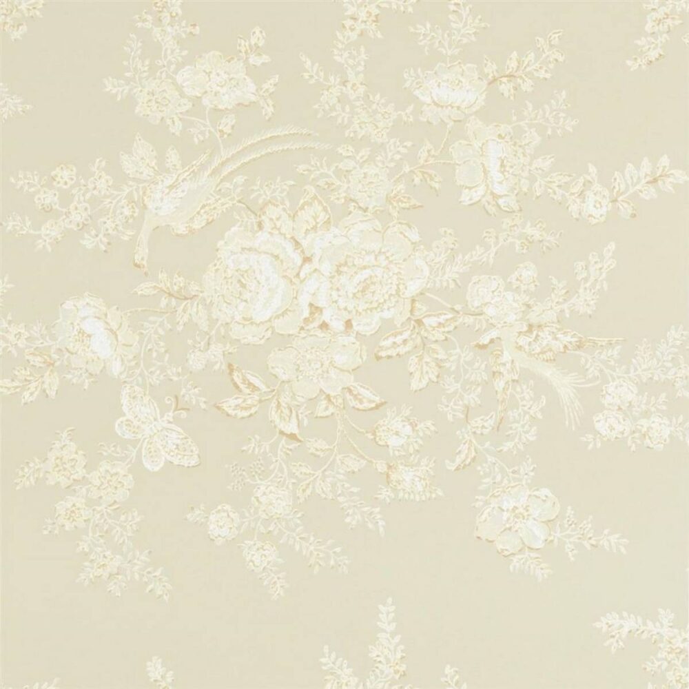Vintage Dauphine Wallpaper - Laurel by neutral botanical wallpaper from ralph lauren