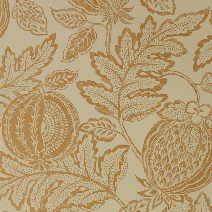 Cantaloupe Wallpaper - Clay fabric swatch DCPW216763