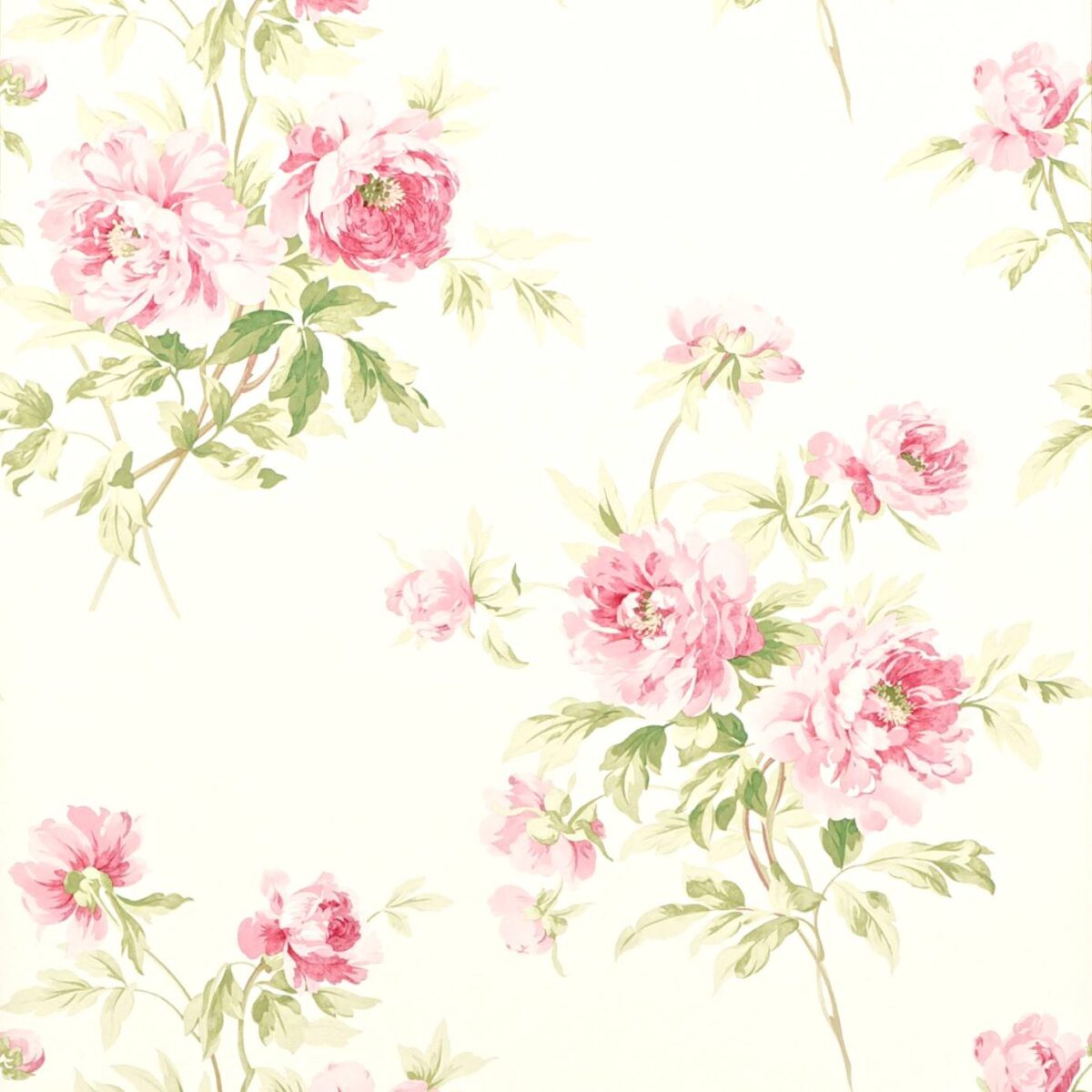 Adele Wallpaper - Rose / Cream from