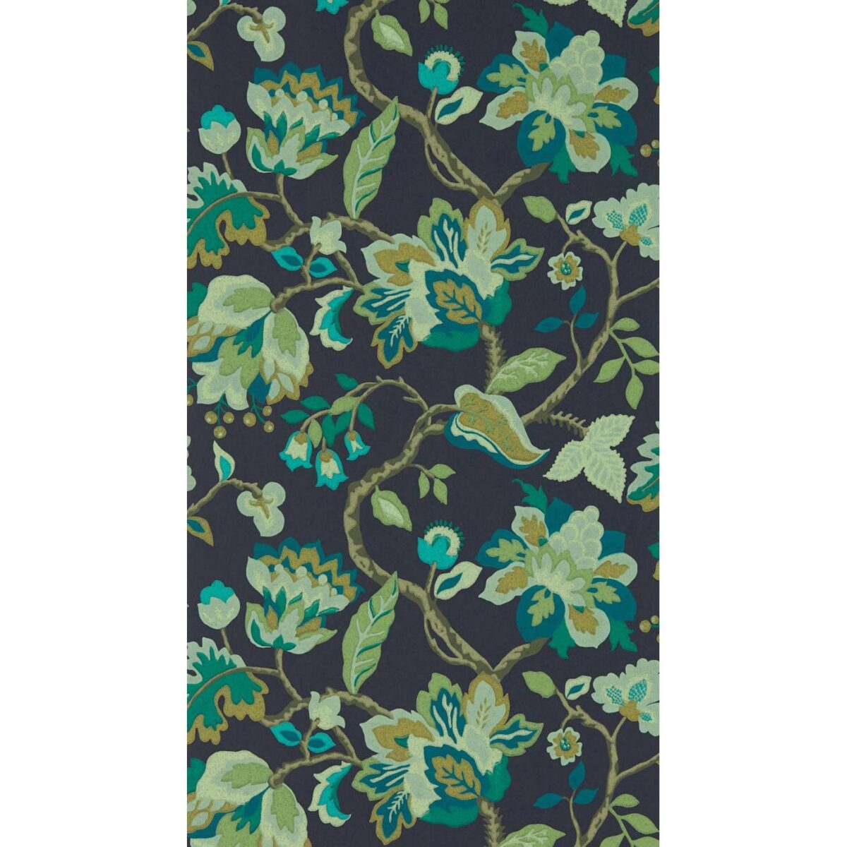 Amanpuri Wallpaper - Midnight / Eucalyptus by Amanpuri Wallpaper - Midnight / Eucalyptus from