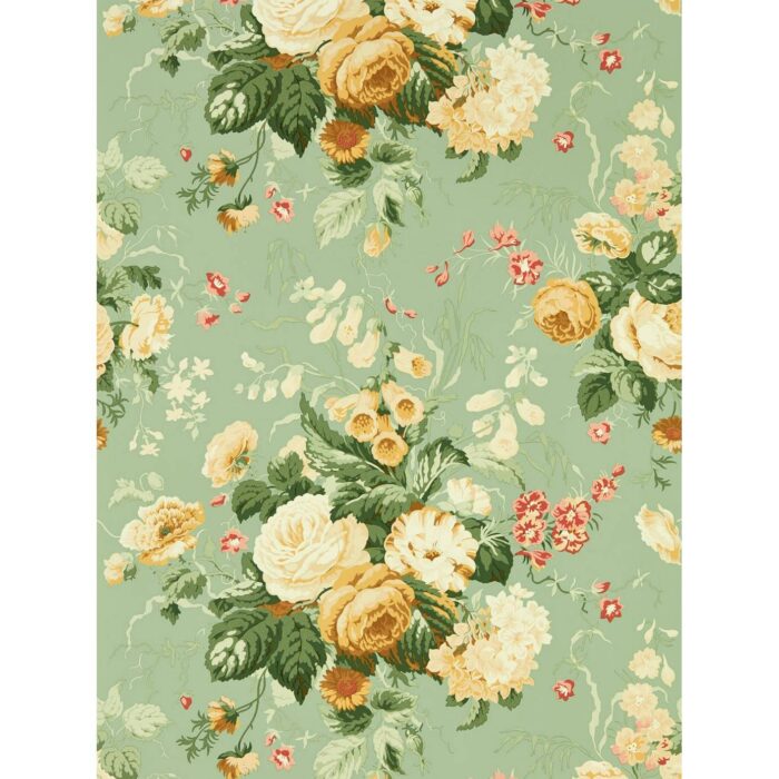 Stapleton Park Wallpaper - Sage / Honey swatch