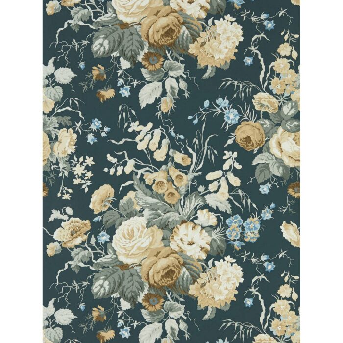 Stapleton Park Wallpaper - Ink / Broncho swatch