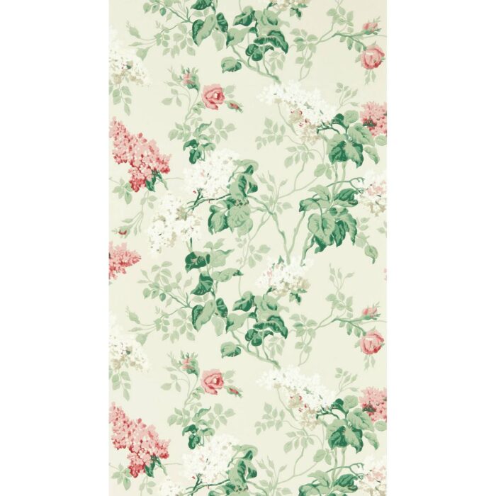 Sommerville Wallpaper - Blush / Grey Birch swatch